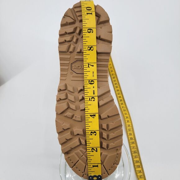 Vibram Hot Weather Mens Tan Leather Desert Military Boots 5N NWT main image 9